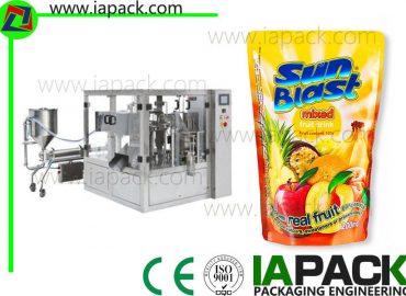 rotirajuća voćna sokova mašina za pakovanje tečno punjenje ušteda energije